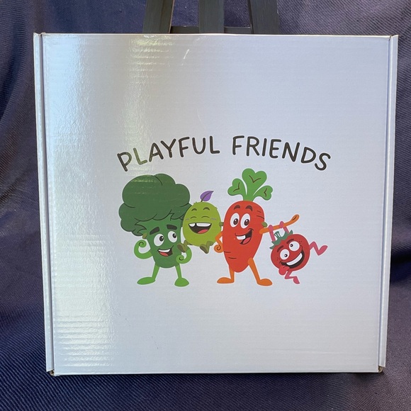 New Playful Friends Kids Plates 10” Melamine. Healthy Mindset. BPA Free. - Picture 1 of 11